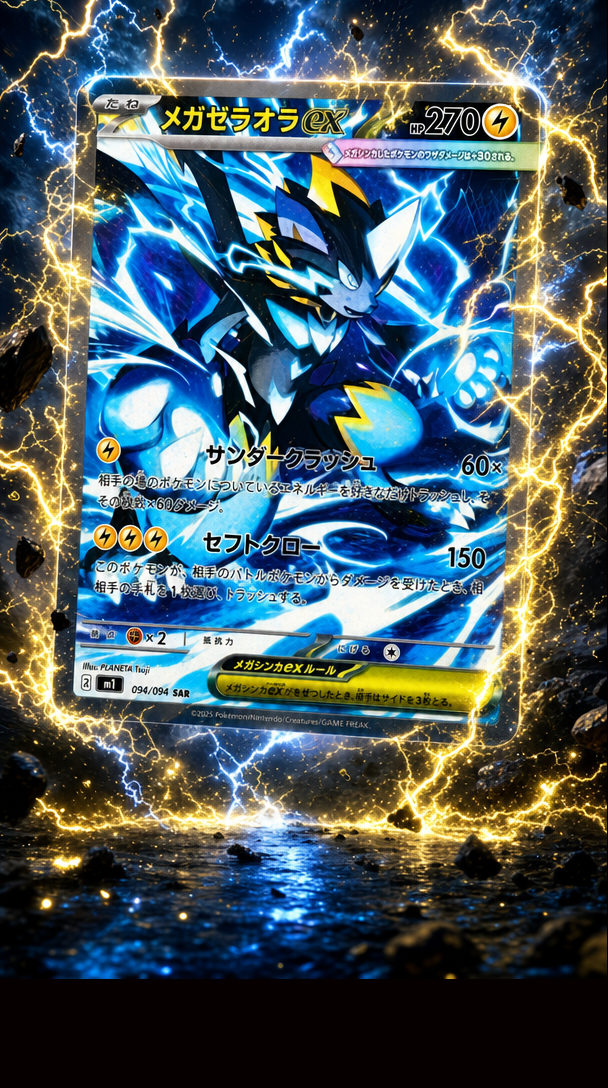 Mega Zeraora ex card